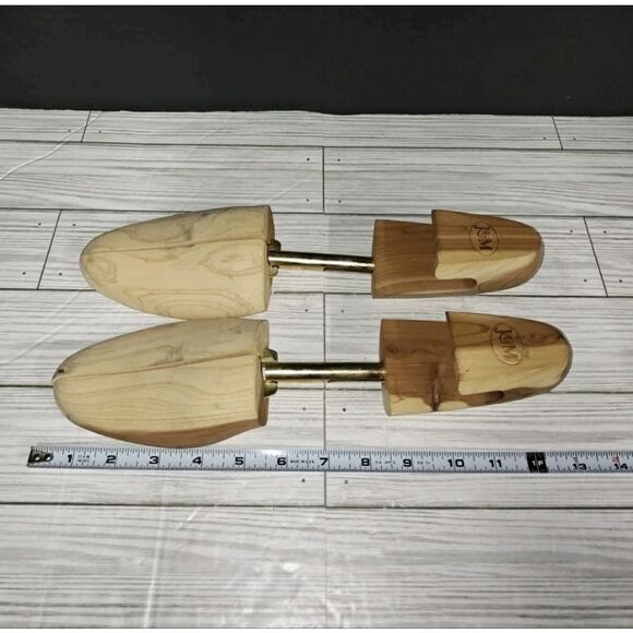 Johnston & Murphy J&M Adjustable Cedar Wood Shoe Keepers Stretchers Forms Trees - Picture 8 of 8
